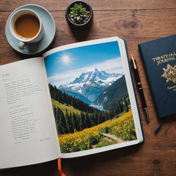 Capturez vos aventures avec un carnet de voyage