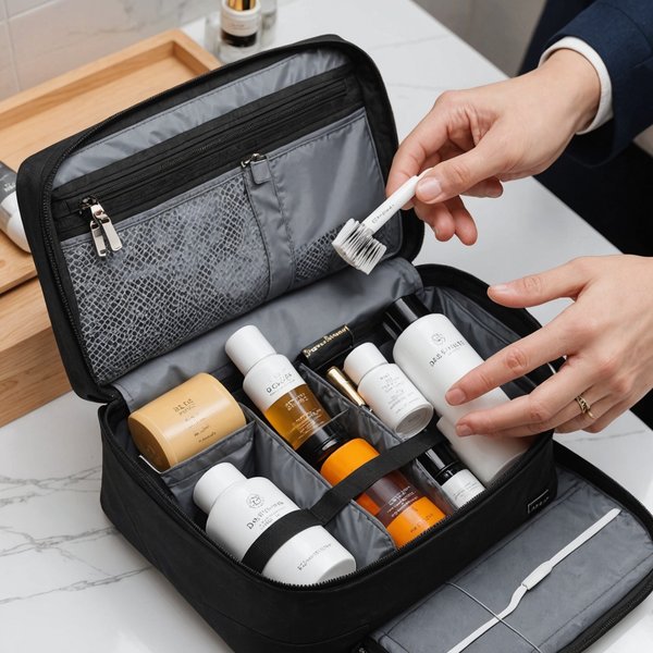 Trousse de toilette voyage – dasuro : compacte et élégante